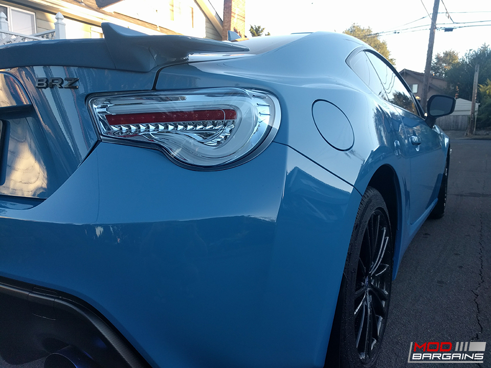 **Valenti LED Tail Lights Light Blue/Chrome for 20122017 Scion FRS